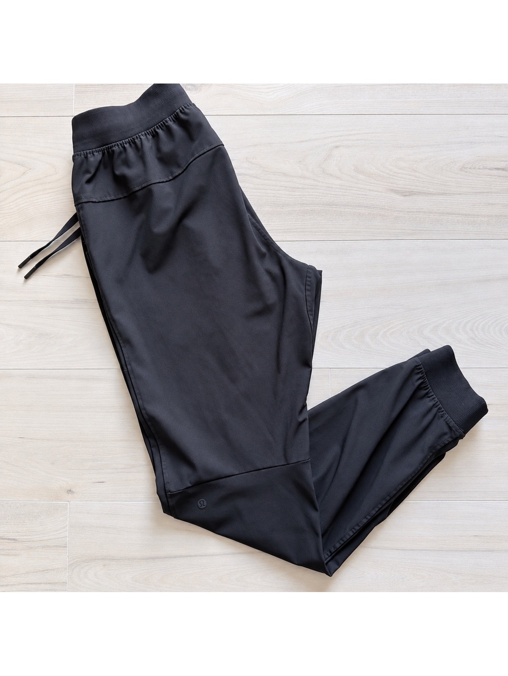 Lululemon M ABC Jogger Warpstreme Tapered Fit Pull-On Drawstring Black LM5AJLS
